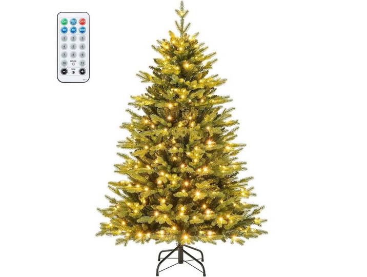 WEIHNACHTSBAUM mit 11 Lichtmodi 150cm Grün