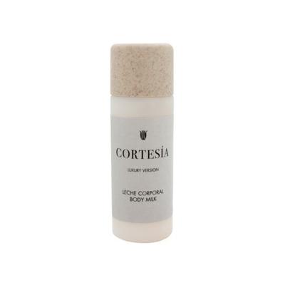 CORTESÍA 400 Stk. Körpercreme 30 ml Fläschchen, feuchtigkeitsspendend, frisch, leicht und schnell einziehend, nachhaltiges Hotel-Format.