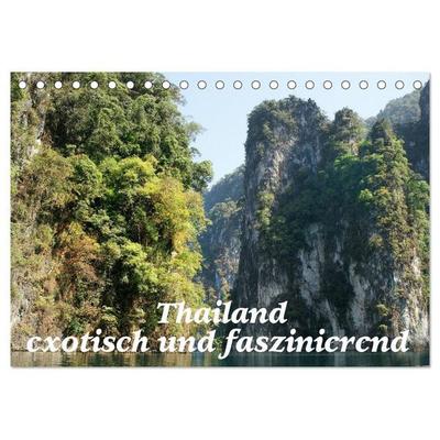 Thailand - exotisch und faszinierend (Tischkalender 2027 DIN A5 quer), CALVENDO Monatskalender