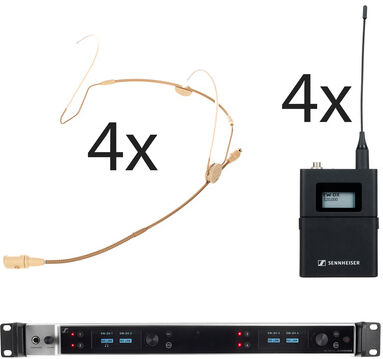Sennheiser EW-DX 4x HSP 4 Lemo R1-9 Set Beige