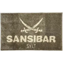 Badematte SANSIBAR (LBH 100x60x2 cm) - braun - LBH 100x60x2 cm