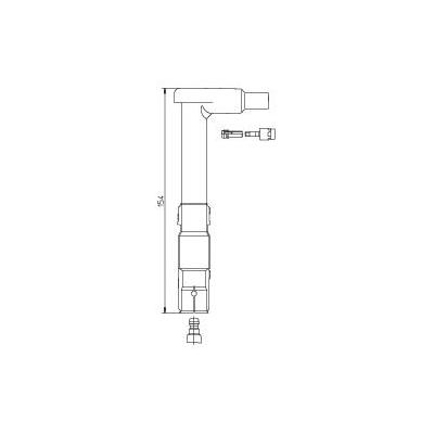 BREMI Stecker, Zündkerze 132922 für Mercedes