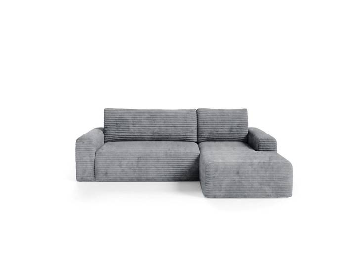 Furnisell Ecksofa mit Schlaffunktion Grau, seitenverkehrt montierbar, 268x163 cm, Wohnzimmer, Sofas & Couches, Wohnlandschaften, Ecksofas
