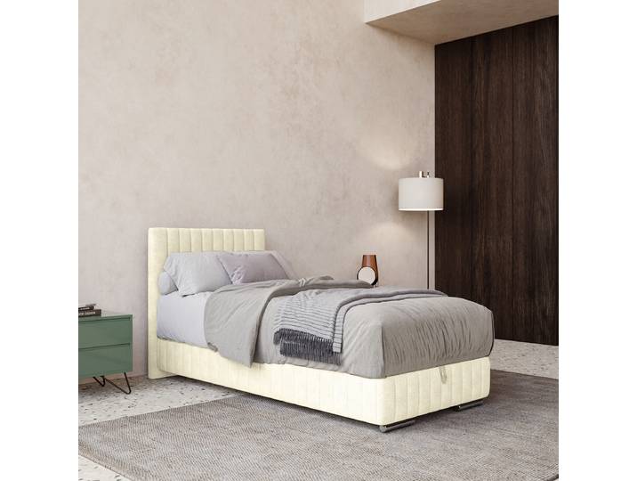 Boxbett Dixfield 90 x 200cm Chenille Neva Beige Buche