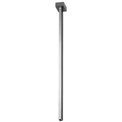 Gessi Rettangolo K, Deckenauslauf kombinierbar mit Einhebelmischer, personalisierter Länge, 20199149, Farbe: Finox Optik