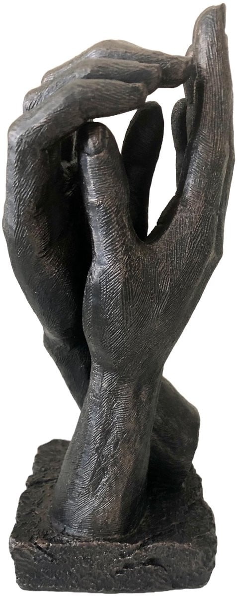 Omgoods Grote Bronzen Handen Sculptuur voor op tafel