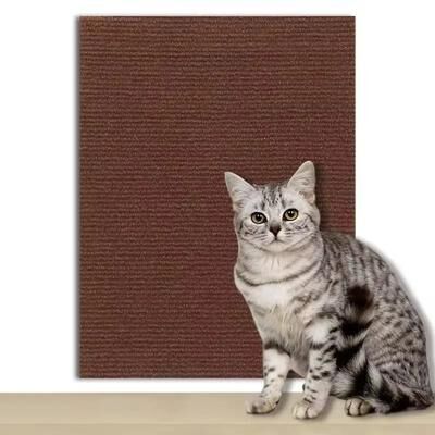 Uplifted Finds Self Adhesive Trimmable Scratch Carpet brown 40 X 200 Cm