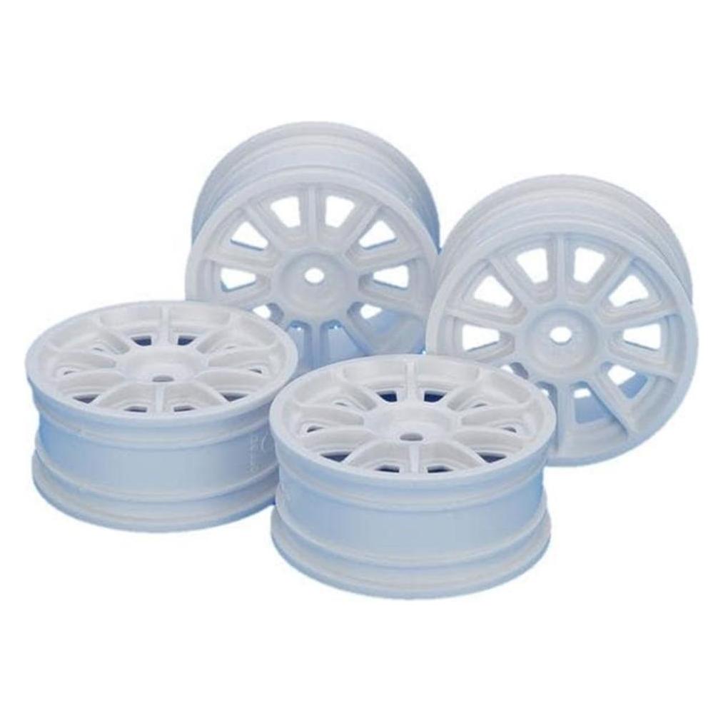 Tamiya TH 10-Spoke Wheels (white 24mm Offset 0) (22067)