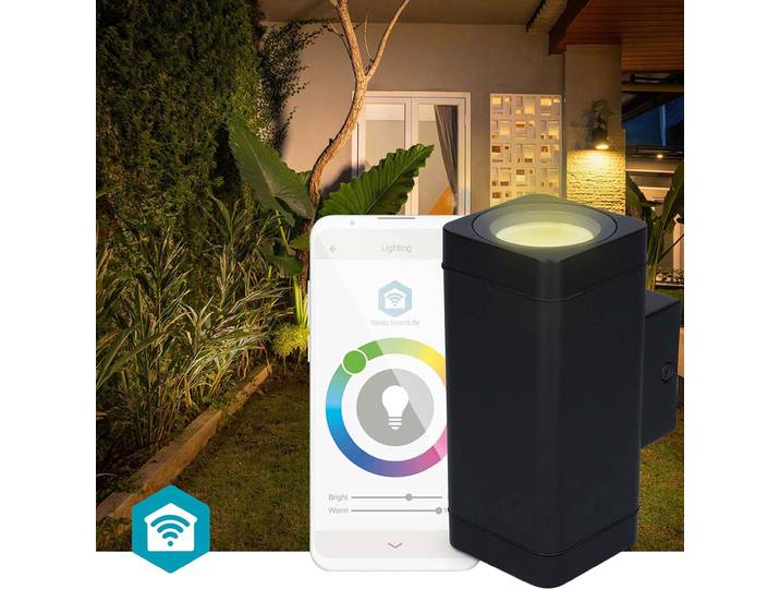Aussenleuchte, LED Wandleuchte, Smartlife, Bluetooth, dimmbar, App, 2700-6500 K