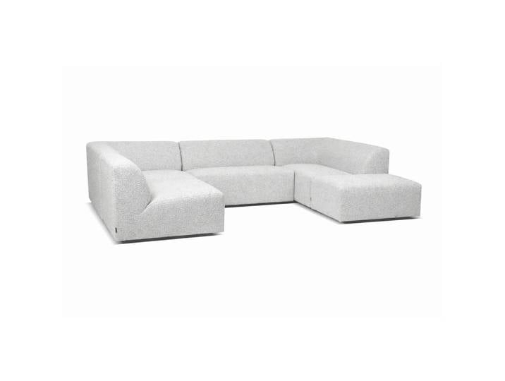 Livetastic Wohnlandschaft Hector, Hellgrau, U-Form, einzeln stellbar, 307x214 cm, modular, Wohnzimmer, Sofas & Couches, Wohnlandschaften, Wohnlandschaft U-Form