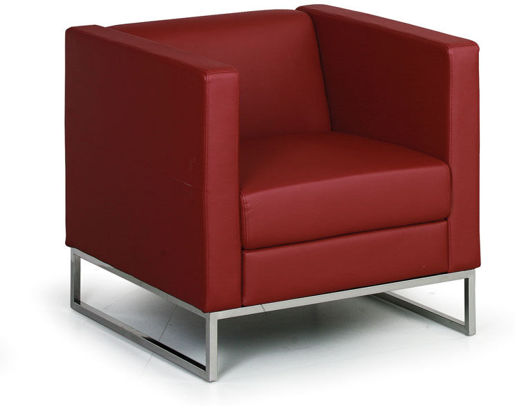 B2B Partner Sessel CUBE, rot