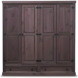 Ebuy24, Kleiderschrank, Kleiderschrank New Mexico (194 x 58 x 196 cm)