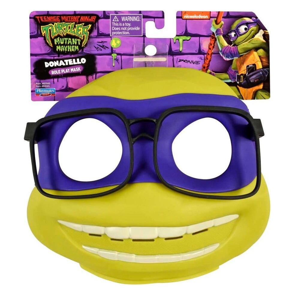 Rubies Teenage Mutant Ninja Turtles 83565 Mutant Mayhem Donatello Role Play Mask. Ideal Present for Boys 4 (46-83563)