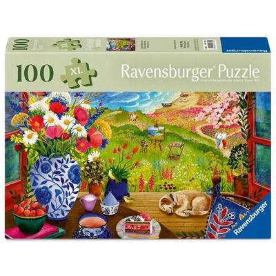 Erwachsenenpuzzle 100 XL-Teile - Blick aus dem Fenster