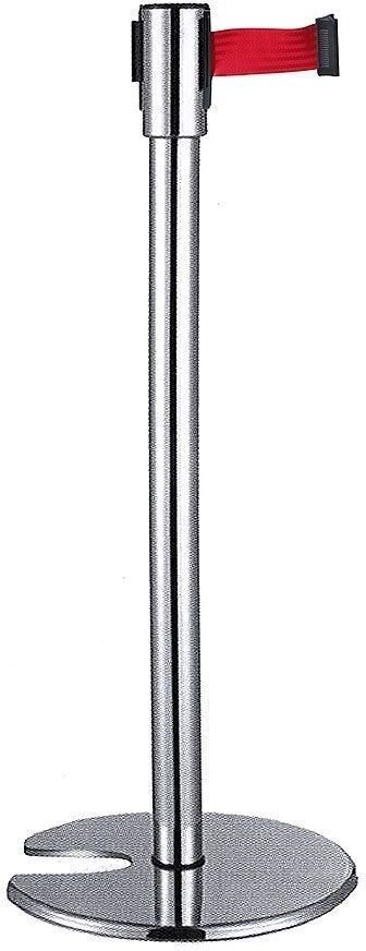 Contacto Colonnina di Sbarramento con Nastro 95 cm Rosso