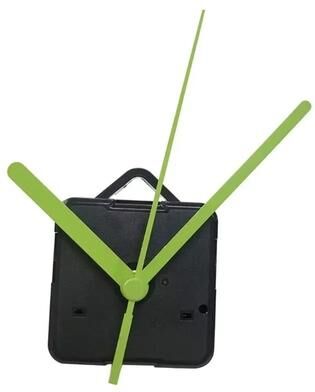 Uplift Picks Quartz Clock Movement Silent Long Shaft Wall Clock Replacement Kit green