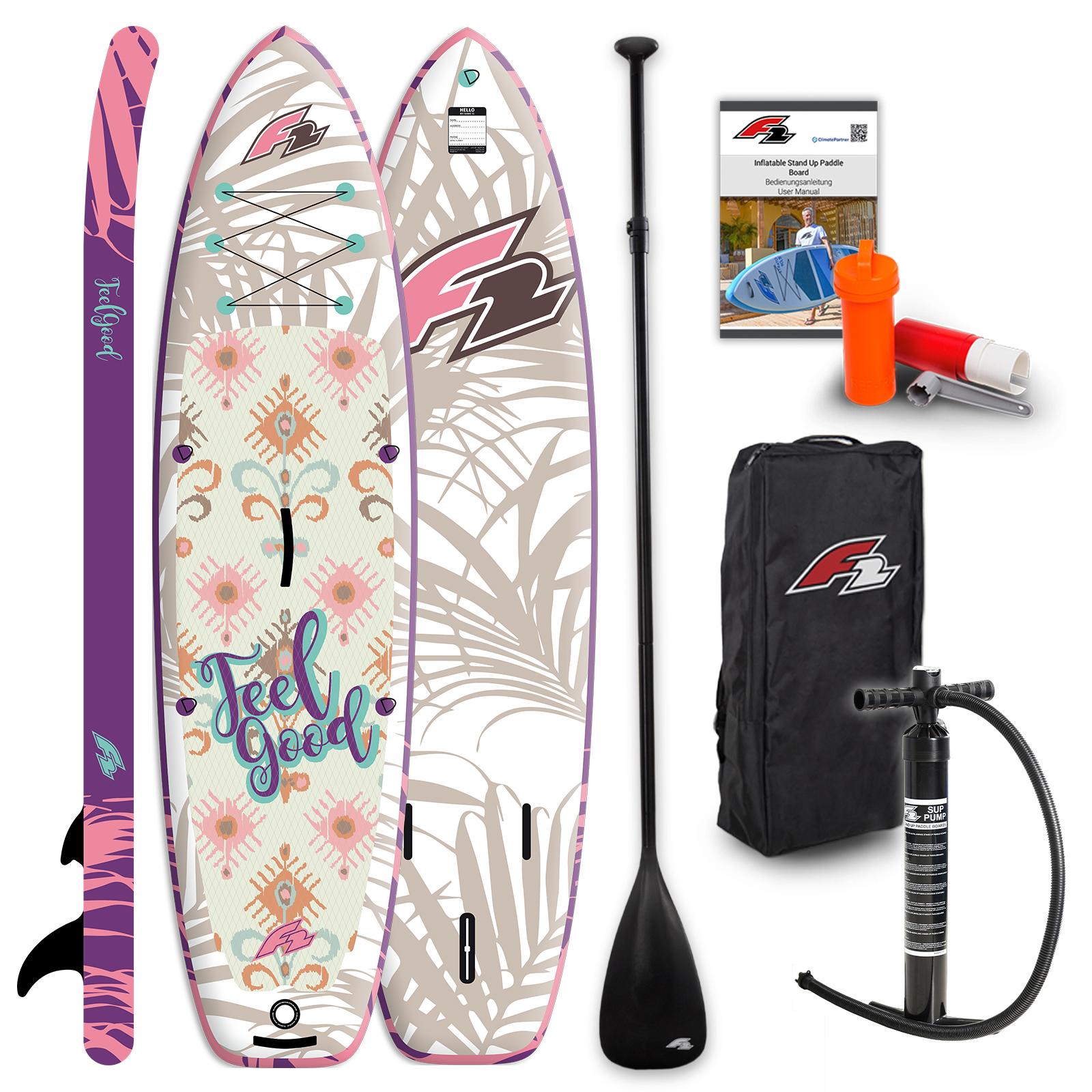 F2 Damen SUP Stand Up Paddle Board Feelgood 10'2' Multicolor 2024