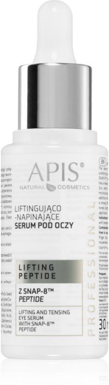 Apis Natural Cosmetics Lifting Peptide SNAP-8™ straffendes Augen Serum für reife Haut 30 ml