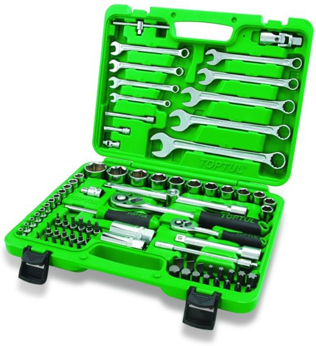 Werkzeugkasten TOPTUL 1/4 zoll 1/2 zoll 82 teilig