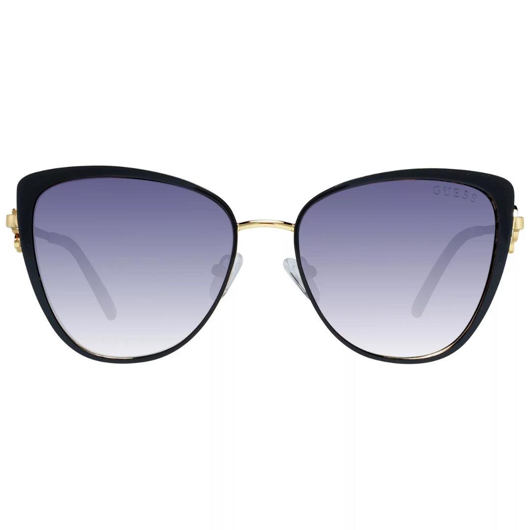 Guess Shiny Black Frame Gold Legs Zonnebril