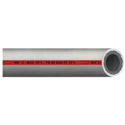 Teguma Waschmaschinen-Zulaufschlauch LAVAFORM/EXTRA Länge 40 m Innen-Ø 13,0 mm Aussen-Ø 20,0 mm, Zubehör Waschen + Trocknen, Grau, Schwarz