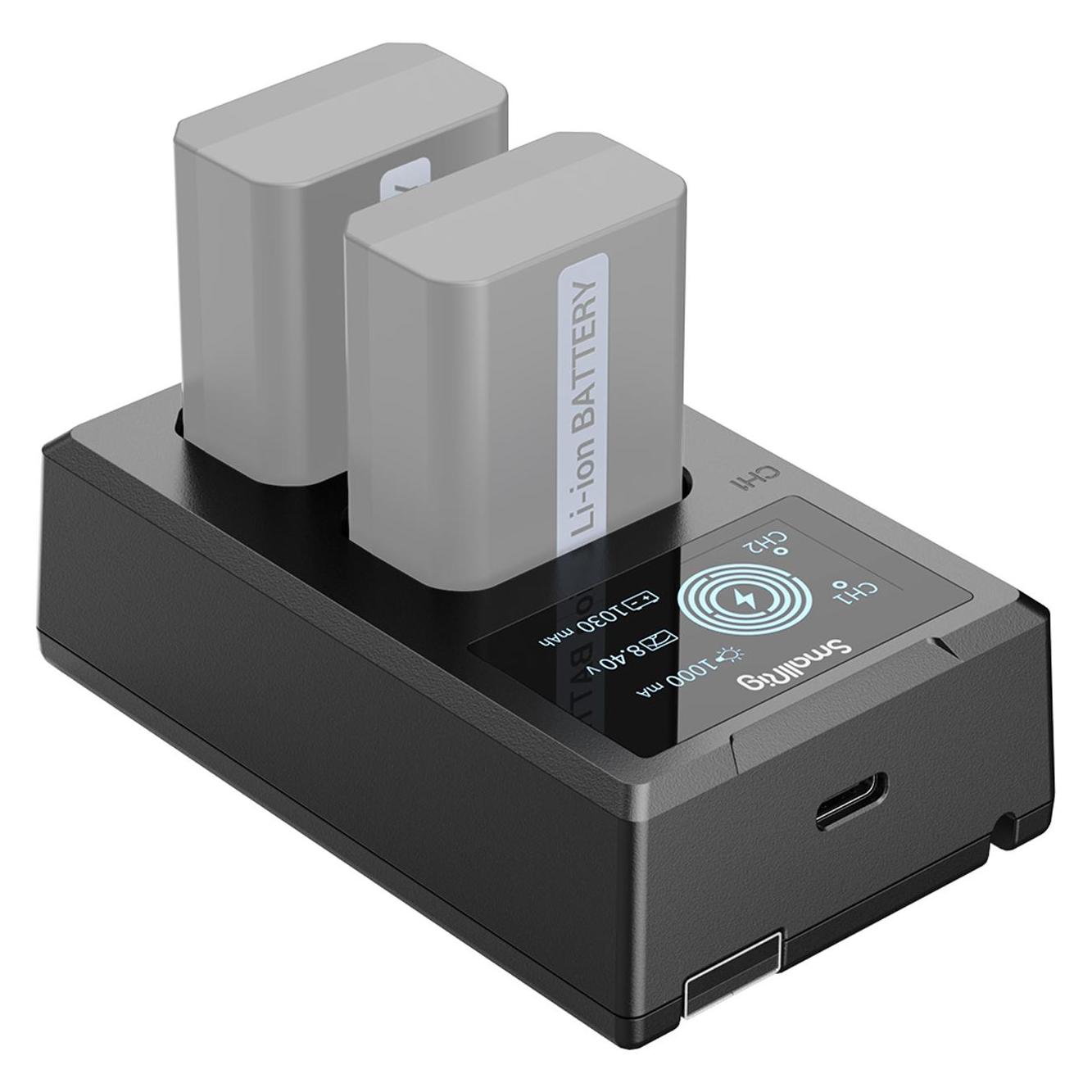 SmallRig 4081 Battery Charger For NP-FW50 Batteries (Kamera Akku Ladegerät) (4081)