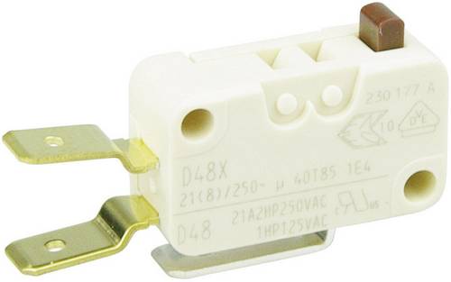 ZF D459-V3RA Mikroschalter D459-V3RA 250 V/AC 16A 1 x Ein/(Ein) tastend