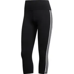 ADIDAS Damen Believe This 2.0 3-Streifen 3/4-Tight, Größe S in Schwarz Schwarz