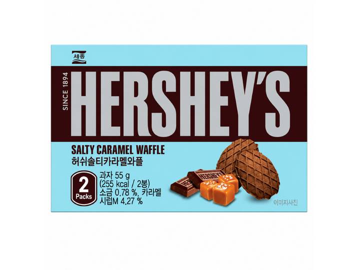 HERSHEY'S Gaufrette au caramel salé 55 g