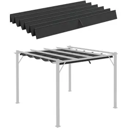 Outsunny - Ersatzdach - 250L x 255B cm - dunkelgrau