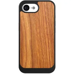 Nivocase Hülle für Apple iPhone 16e Handyhülle NIVOcore Case Schwarz Holz Holzoptik Lärche (Apple iPhone 16e), Smartphone Hülle, Schwarz