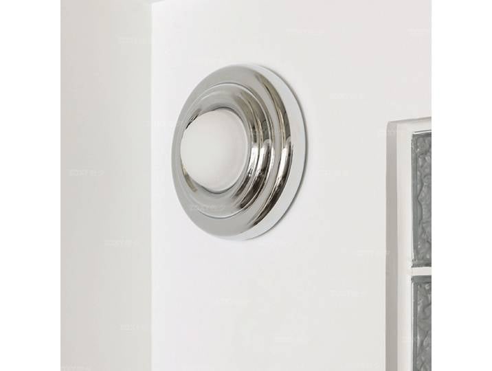 Applique Murale Circulaire Chromée Style Nordique Moderne Minimaliste pour Chambre, Balcon, Couloir, Salon, Ambiance, Escalier, Lumières LED