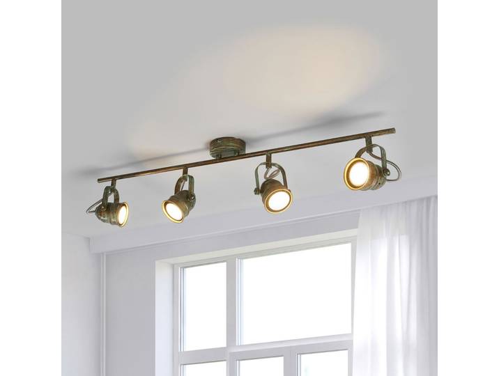 Leonor Deckenleuchte Green - Lindby - Wohnzimmer - Antik - Metall - Mehrflammig