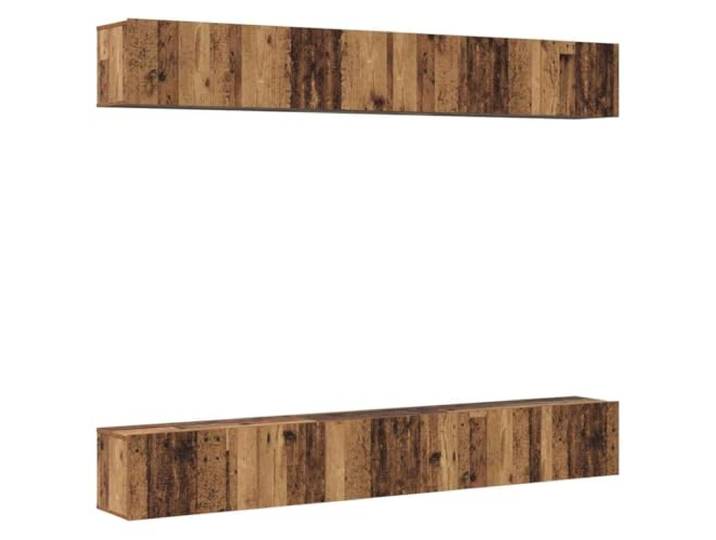 GHVBNMF TV-Schrank Set Wandmontiert 6-Teilig Hängeboard Altholz Flexibles 6-teiliges Hängeboard-System aus Holzwerkstoff für Ihr Wohnzimmer & Schlafzimmer, bietet maximalen Stauraum.