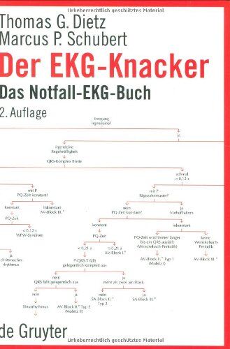 Dietz, Thomas G. - Der EKG-Knacker. Das Notfall-EKG-Buch - Preis vom 09.10.2026 07:28:09 h
