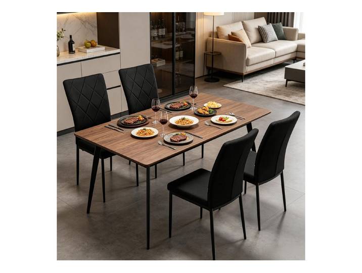 MC Star Stuhl Verfeinert Aufgabe Stühle,Küchenstühle,Essstühle,Wohnzimmer Stühle (Empfangsstühle,Wartezimmer Stühle(nur 4PCS Stühle)