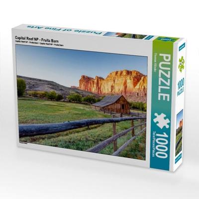 CALVENDO Puzzle Capitol Reef NP - Fruita Barn | 1000 Teile Lege-Größe 64x48cm Foto-Puzzle für glückliche Stunden