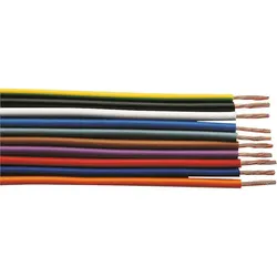 Kunststoffisolierte Leitung H05V-K, 1,0 qmm, dunkelblau, Rolle a 100 m