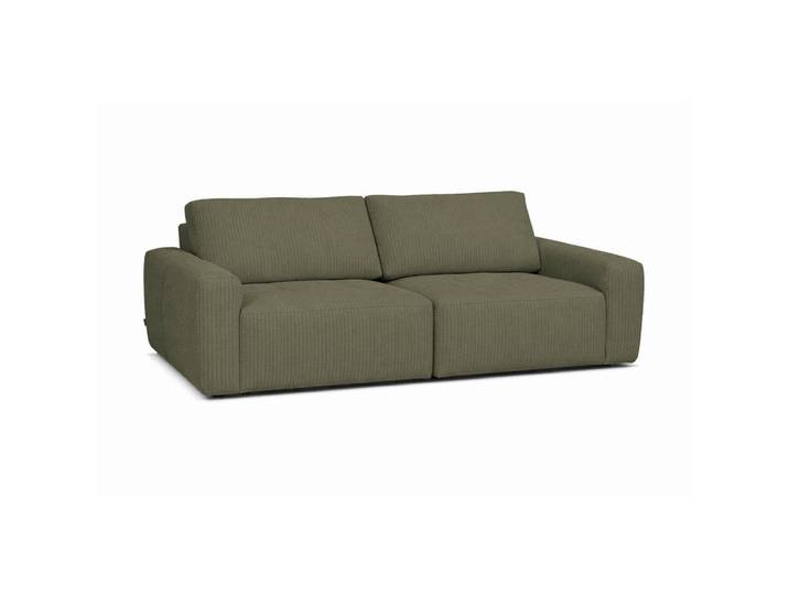 Livetastic 2-Sitzer-Sofa Maza, Grün, Füllung: Polyester, Faserbällchen, 222x80x106 cm, Wohnzimmer, Sofas & Couches, Sofas, 2-Sitzer Sofas