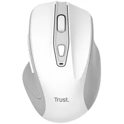 Trust Nito Silent Wireless Mouse - Wh (Kabellos), Maus, Weiss