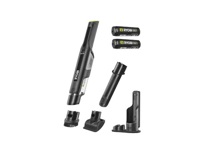 RYOBI Akku-Handstaubsauger RYOBI RHV44-220G , schwarz, Akkusauger, Akku-Handstaubsauger