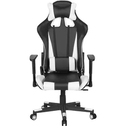 Beliani Gamer, Gaming Stuhl, Weiss