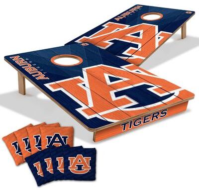 Skip's Garage Auburn Tigers NCAA Tailgate Cornhole Board Set