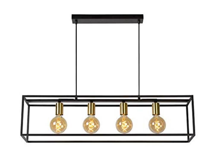 Lucide RUBEN - Hanglamp - 4xE27 - Zwart