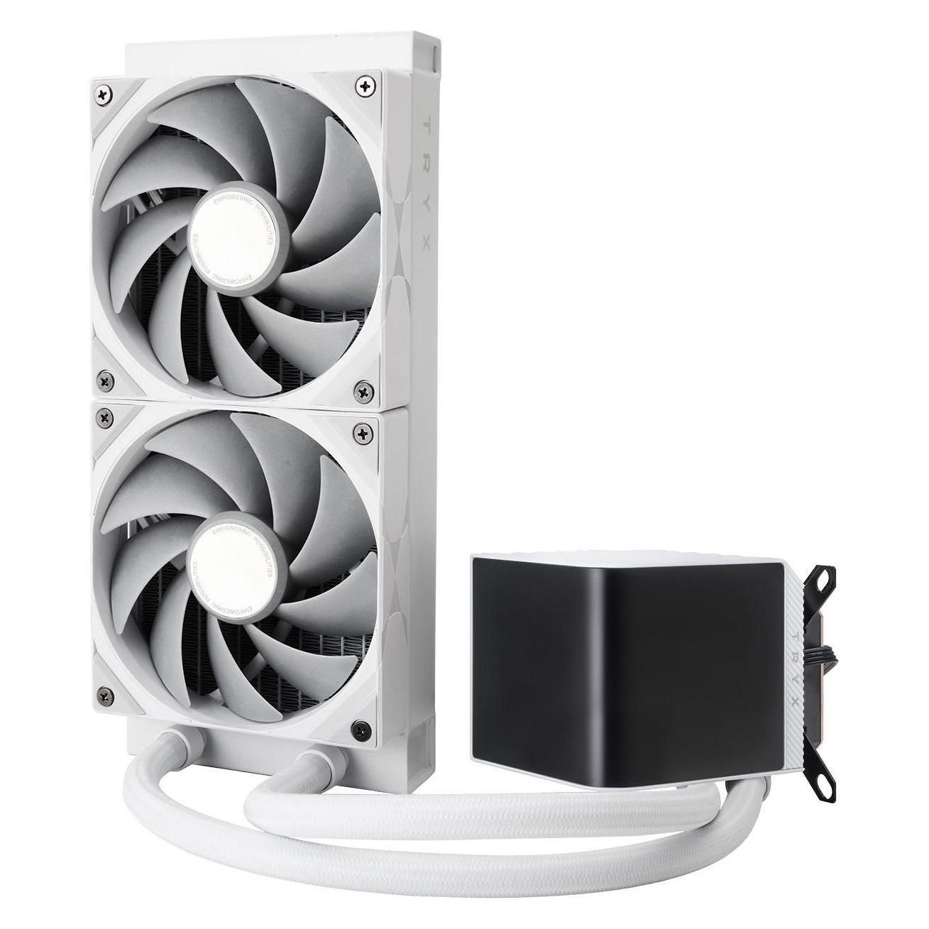 TRYX PANORAMA Komplett-Wasserkühlung - 240 mm, weiss (L-P240N-DS2M-G0W)