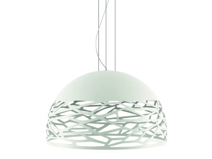 Lodes Pendelleuchte Kelly Dome, E27, modernes Design - Weiß mat