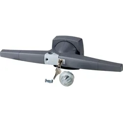 Eaton 1818067 Knebel, 14 mm, K6, Türeinbau, grau, Zylinderschloss K6DG/C