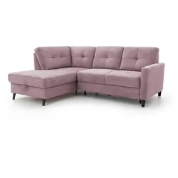 sit & more Ecksofa Valona Stoff Violett Flieder