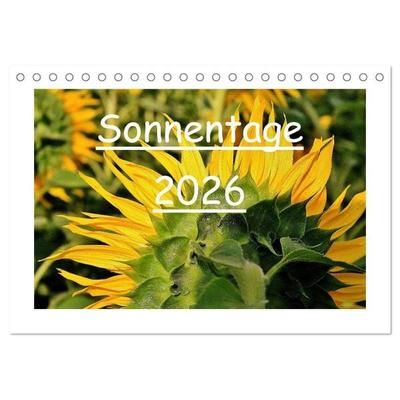 Sonnentage 2026 (Tischkalender 2026 DIN A5 quer), CALVENDO Monatskalender