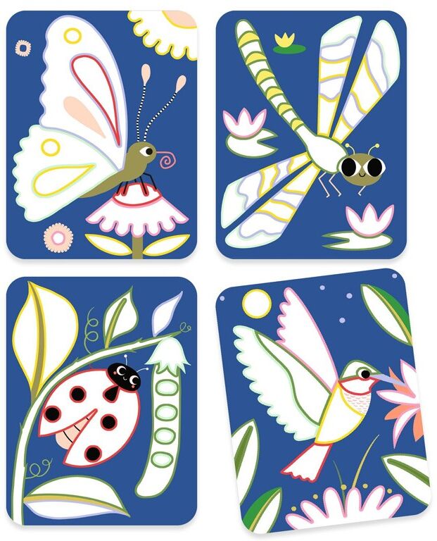 Coffret Peinture à la palette : Les petites bêtes - Djeco